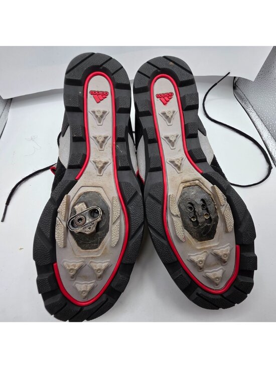Vintage Adidas El Moro Mens MTB Cycling Shoes Size 10 Black Red Sportswear main image 12